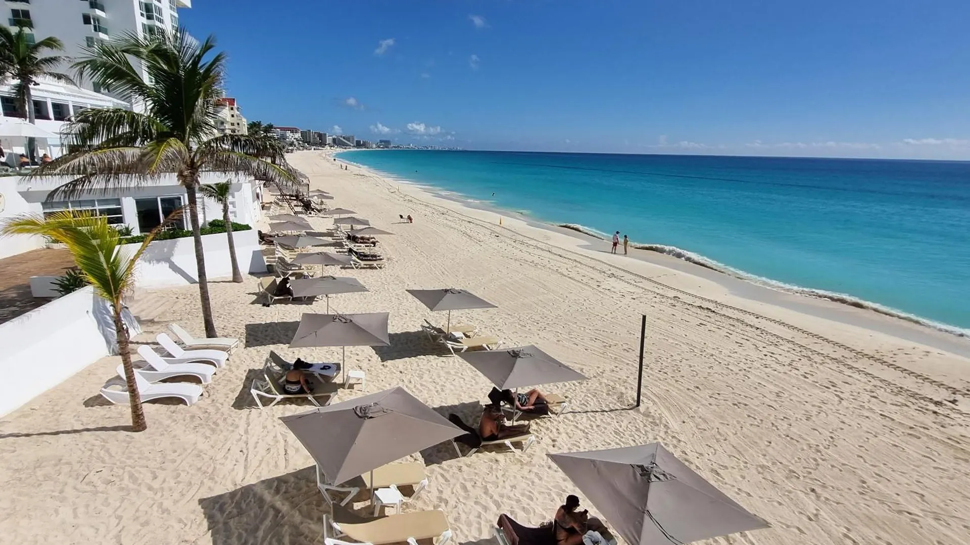 Ocean Front, Beautifull Beach, Studio 3C Cancun Mexico
